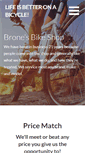 Mobile Screenshot of bronesbikeshop.com